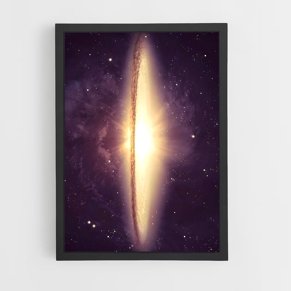 Poster Galaxie elliptique majestueuse (vue 2)